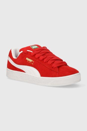 Kožené tenisky Puma Suede XL červená farba, 395205