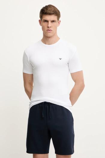 Tričko Emporio Armani Underwear pánske, biela farba, jednofarebné, EM000379 AF12034