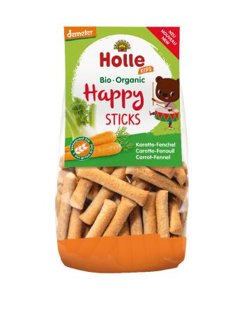 HOLLE Detské happy tyčinky mrkva fenikel 100 g