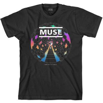 Muse tričko Resistance Moon Čierna S