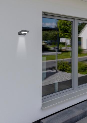 LED nástenné svietidlo Reality Fomosa antracit R22281142