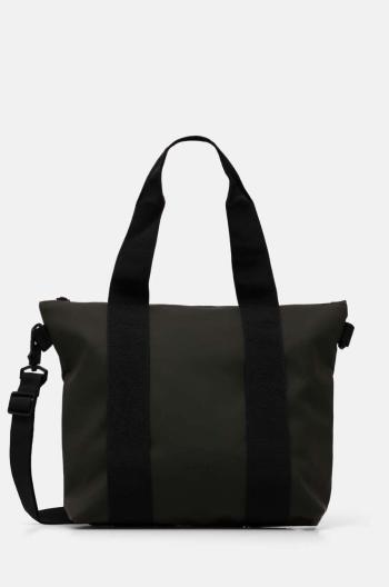 Taška Rains Tote Bag Micro W3 zelená farba, 14180-03