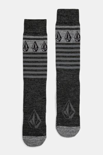 Ponožky s prímesou vlny Volcom šedá farba, K6352501