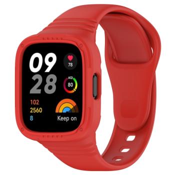 GLACIER Ochranné puzdro s remienkom pre Xiaomi Redmi Watch 3 červené