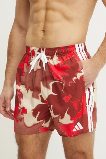 Šortky adidas TIE DYE SH 5IN hnedá farba, JF6092