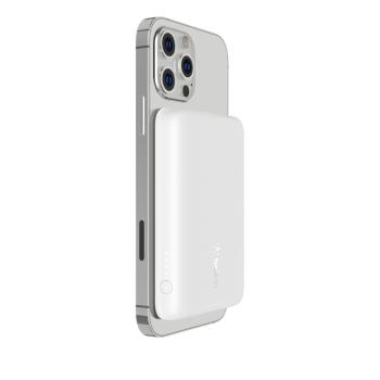 Belkin BOOST CHARGE ™ MagSafe Magnetická Bezdrôtová PowerBanka, 2500mAh, biela