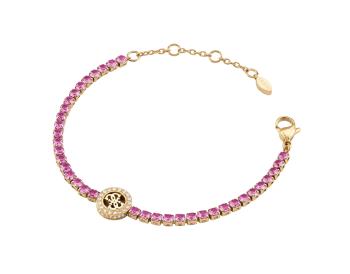 Guess Tenisový náramok pre ženy Paradise JUBB05142JWYGFC 18,4 cm