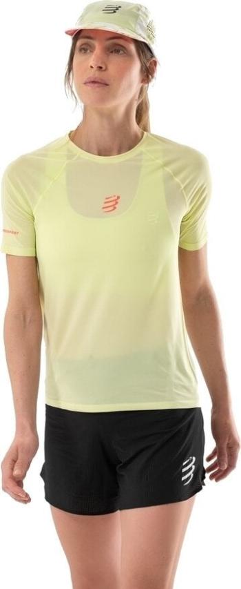 Compressport Trail Racing SS Tshirt Shadow Lime S Bežecké tričko s krátkym rukávom