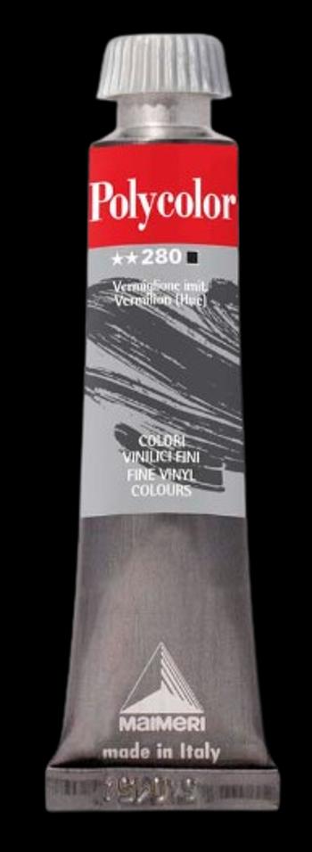 MAIMERI POLYCOLOR - Jemné vinylové farby 280 - vermilion hue, 20 ml