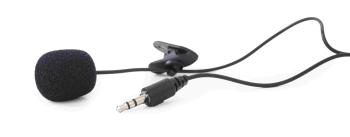 GEMBIRD mikrofón s klipsňou, MIC-C-01, čierny