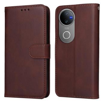 SMOOTH Peňaženkové puzdro pre Vivo V50 5G hnedé