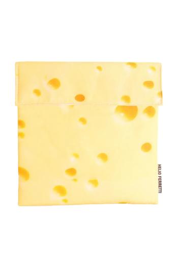 Vrecko na občerstvenie Helio Ferretti Ratatoulile 18 x 18 cm žltá farba