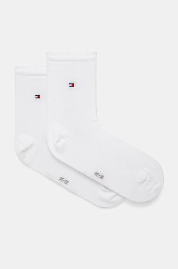 Ponožky Tommy Hilfiger dámske, biela farba, 701228931