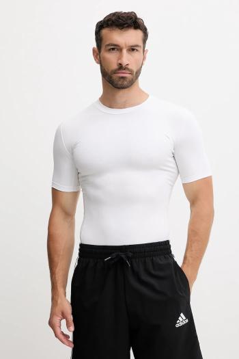 Tréningové tričko adidas Performance Techfit biela farba, jednofarebné, JP4675