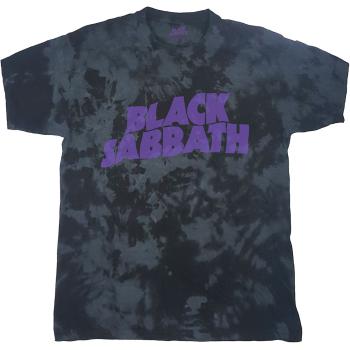 Black Sabbath tričko Wavy Logo Čierna XXL