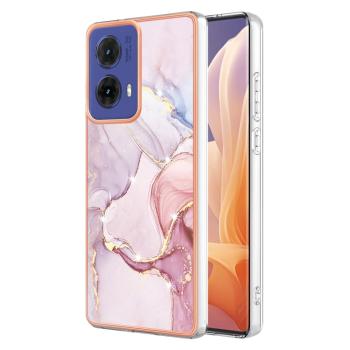 IMD MARBLE Ochranný kryt pre Motorola Moto G85 5G ROSE GOLD