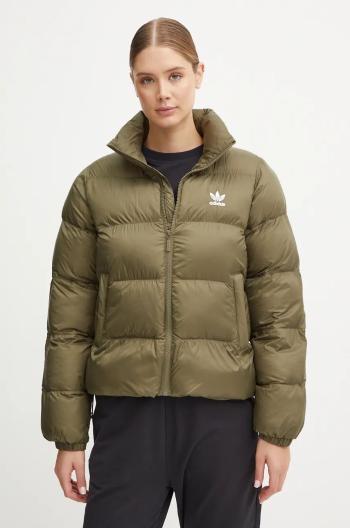 Bunda adidas Originals dámska, zelená farba, zimná, JD0418