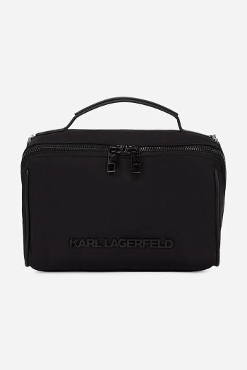Kozmetická taška Karl Lagerfeld K/IKON čierna farba, A2M32013