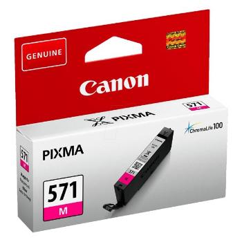 CANON CLI-571 M - originálna cartridge, purpurová, 7ml