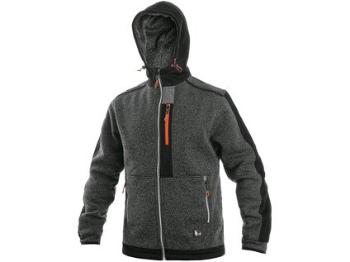 Bunda CXS INDIANAPOLIS, pánska, šedo - čierno - oranžová, vel. 3XL
