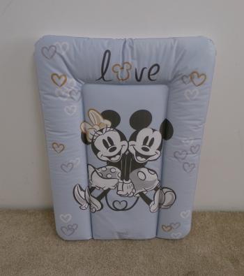 CEBA Podložka prebaľovacia mäkká na komodu (50x70) Disney Minnie & Mickey Blue