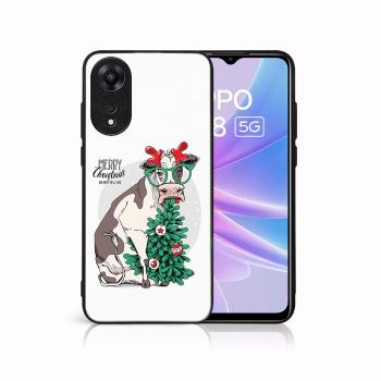 MY ART Kryt s vianočným dizajnom Oppo A78 5G MERRY CHRISTMAS (074)