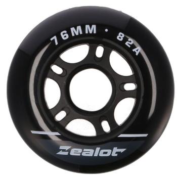 Zealot INLINE WHEELS 4 PACK 76-82A Görkorcsolya kerekek, fekete, méret