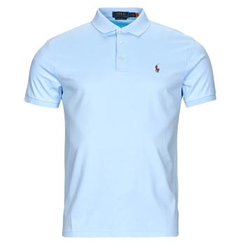 Polo Ralph Lauren  POLO COUPE DROITE EN PIMA COTON  Polokošele s krátkym rukávom Modrá