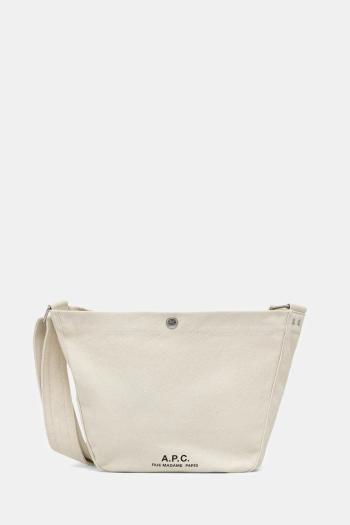 Kabelka A.P.C. besace journal small béžová farba, PSAJZ.M67010