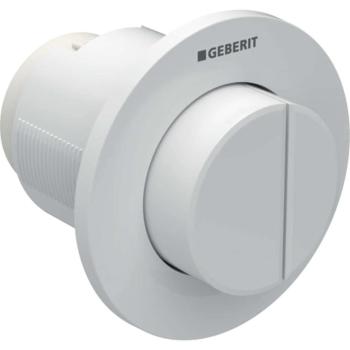 GEBERIT - Splachovací systémy Oddialené ovládanie typ 01, pneumatické, na 2 množstvá splachovania, vyvýšené, alpská biela 116.044.11.1