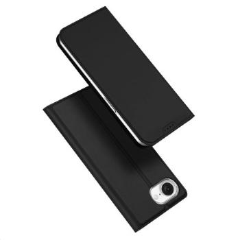 Dux Ducis Skin Pro knižkové puzdro na iPhone 16e, čierne