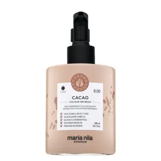 Maria Nila Colour Refresh vyživujúca maska ​​s farebnými pigmentmi pre oživenie svetle a stredne hnedých odtieňov Cacao 300 ml