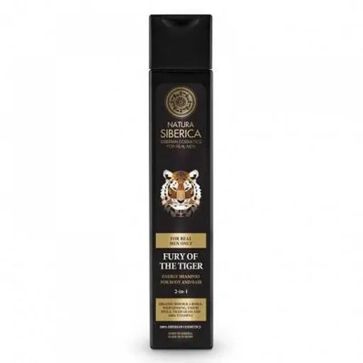 NATURA siberica Šampón na vlasy a telo 2v1 neskrotnosťou tigra 250 ml