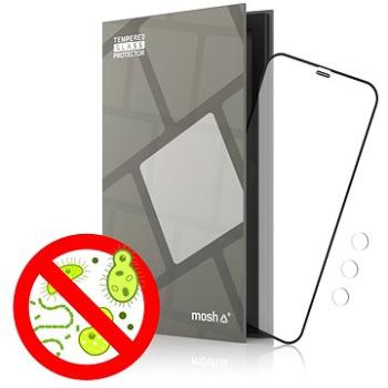 Tempered Glass Protector Antibacterial na iPhone 12 Pro Max, Čierne + sklo na kameru (TGA-IP12PM-BL)