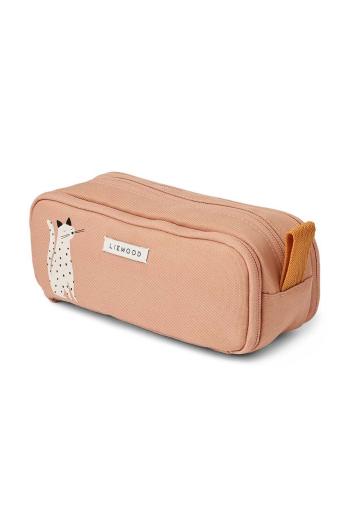 Detský peračník Liewood Cindy Pencil Case oranžová farba, LW19443