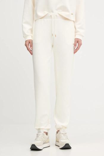 Tepláky Guess PEONY béžová farba, jednofarebné, V5YB06 KBSL2