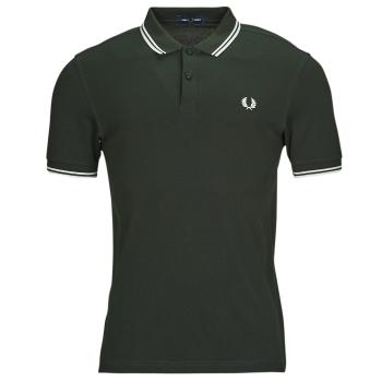 Fred Perry  TWIN TIPPED FRED PERRY SHIRT  Polokošele s krátkym rukávom Zelená