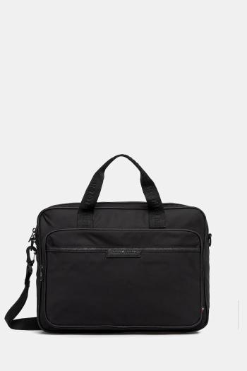 Taška na notebook Tommy Hilfiger šedá farba, AM0AM13466