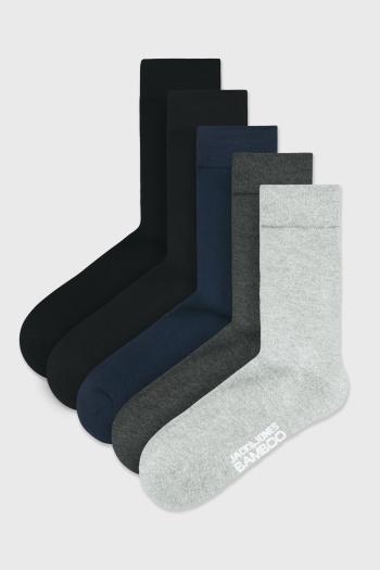 5PACK Bambusové ponožky JACK AND JONES JACBasic vysoké