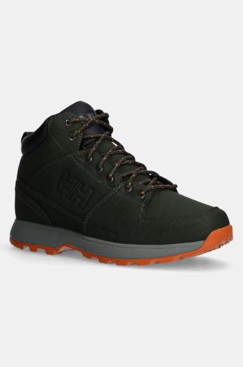 Topánky Helly Hansen Tsuga 2 pánske, zelená farba, jemne zateplené, 12039
