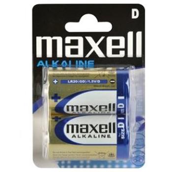 MAXELL LR20 2BP D alkalické batérie 2 kusy