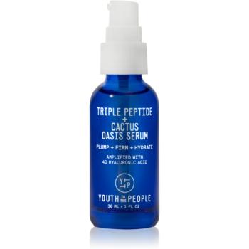 Youth To The People Oasis Triple Peptide + Cactus Serum pleťové sérum na tvár a krk 30 ml