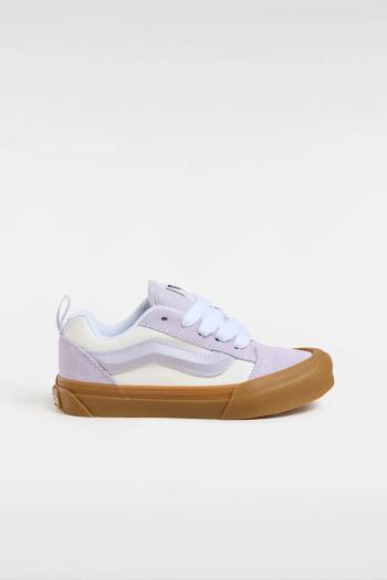 Detské semišové tenisky Vans Knu Skool fialová farba, VN000CYUCPT1