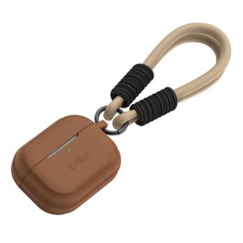 Tech-Protect Silicone Rope puzdro na Apple Airpods Pro 1 / 2, hnedé