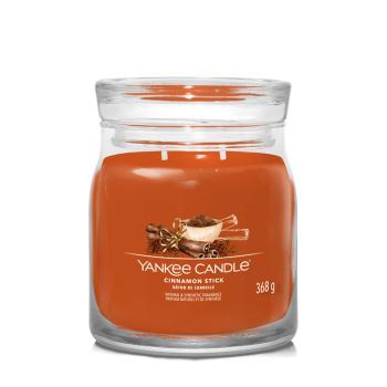 Yankee Candle Aromatická sviečka Signature sklo stredná Cinnamon Stick 368 g