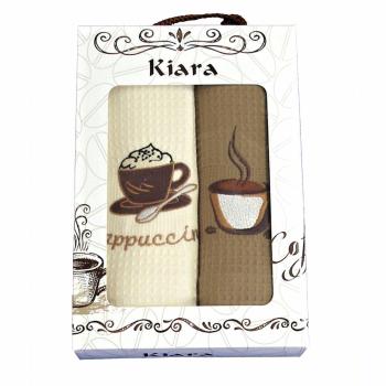 Darčekové balenie 2 bavlnených uterákov, Cappuccino, 50 x 70 cm