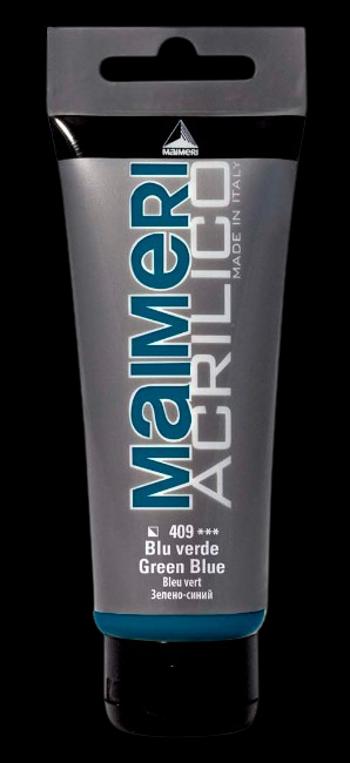 MAIMERI ACRILICO - Akrylové farby 409 - green blue, 0,075 L