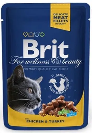 BRIT Premium cat Kapsička Adult Chicken