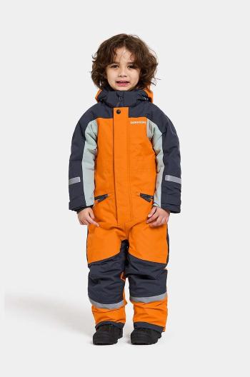 Detský zimný overal Didriksons NEPTUN K COVER oranžová farba, 505464