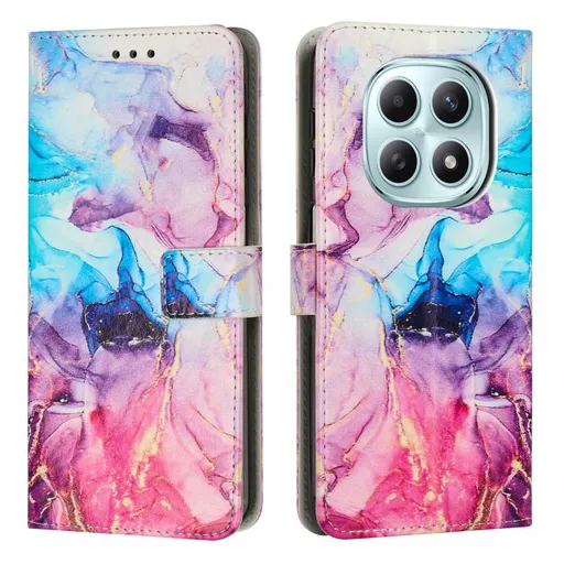ART MARBLE Peňaženkový kryt pre Xiaomi Redmi Note 15 5G / POCO M8 5G PINK PURPLE